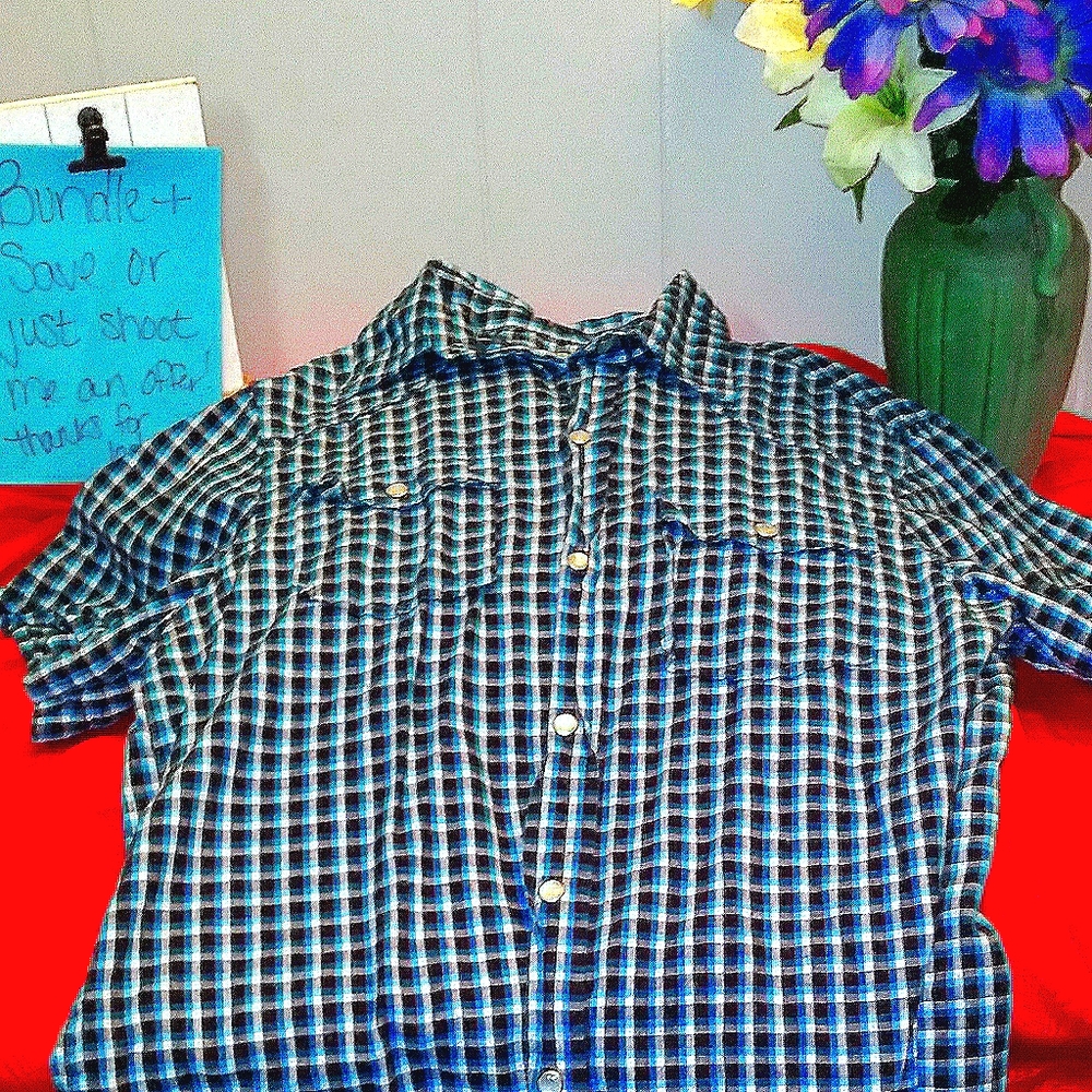 Boys button up dress shirt sz large
